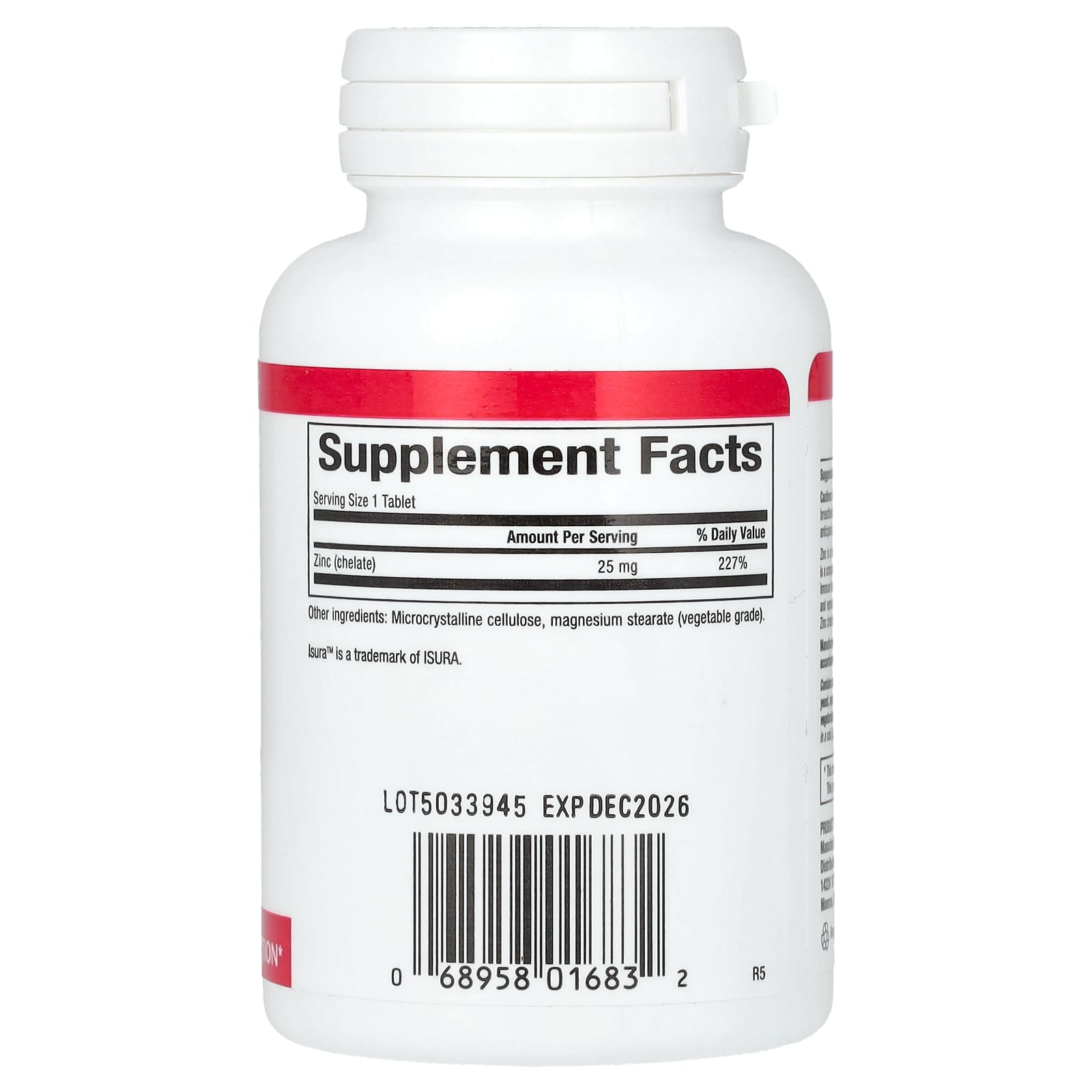 Natural Factors, Zinc Chelate, 25 mg, 90 Tablets - Image 2