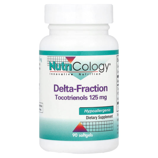 Nutricology, Delta-Fraction Tocotrienols, 125 mg, 90 Softgels - Image 1