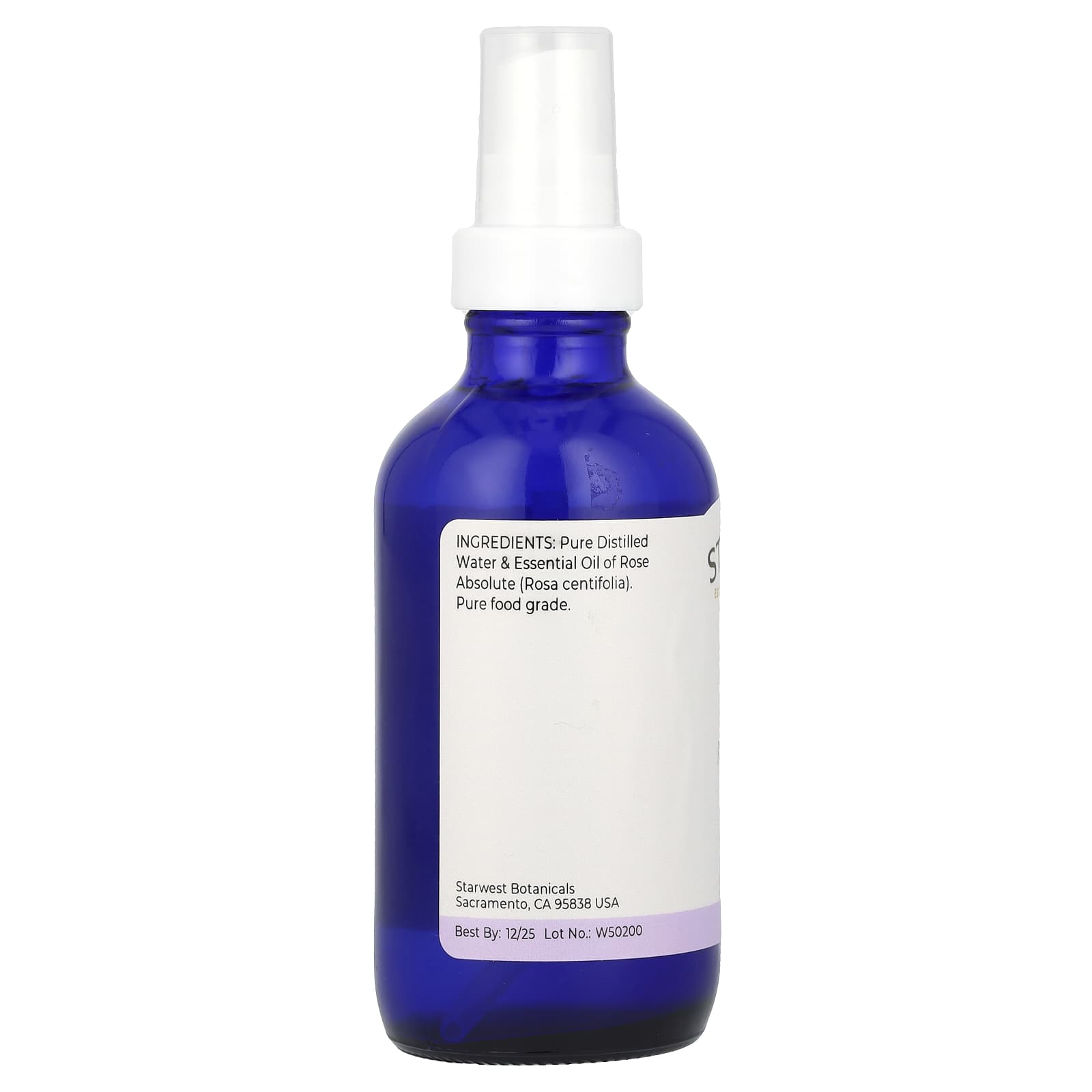 Starwest Botanicals, Flower Water, Rose, 4 fl oz (118 ml) - Image 2