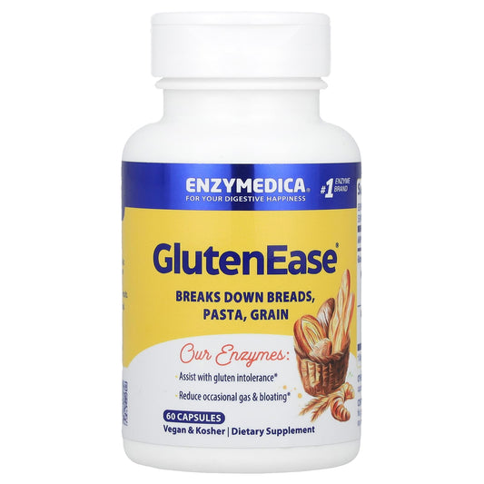 GlutenEase by Enzymedica - Digestive Enzyme Supplement for Gluten Intolerance - Image 1