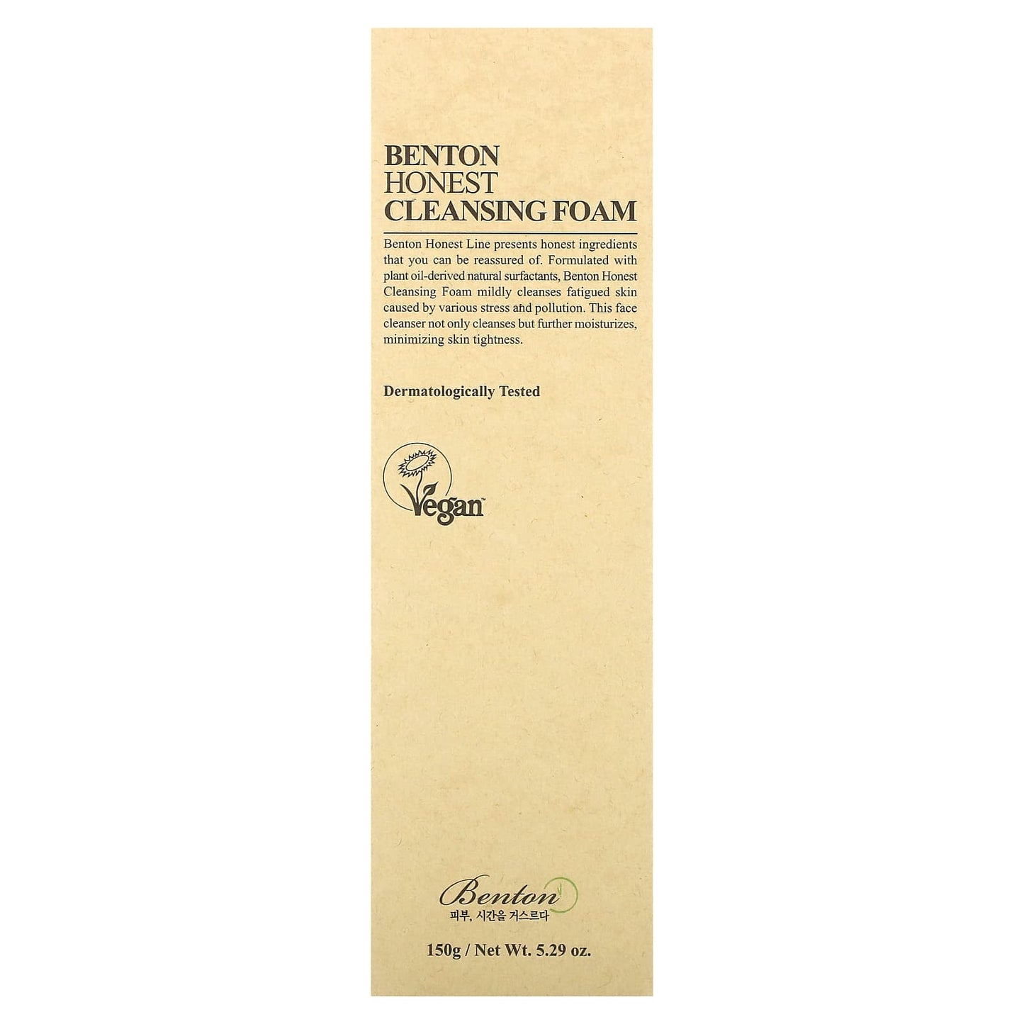 Benton Honest Cleansing Foam for Sensitive Skin, 5.29 oz - Image 2
