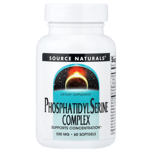 Source Naturals, Phosphatidyl Serine Complex, 60 Softgels - Image 1