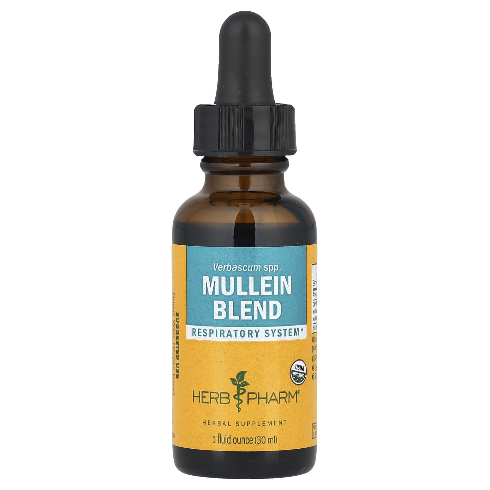 Herbal Respiratory Relief with USDA Organic Mullein Blend - Image 1