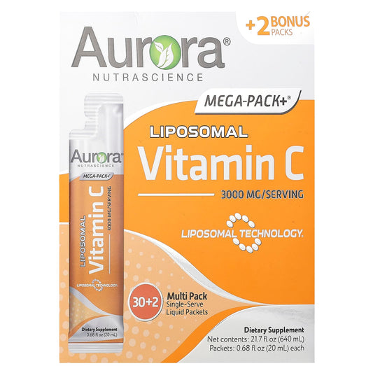 Liposomal Vitamin C by Aurora Nutrascience - 32 Single-Serve Packs - Image 1
