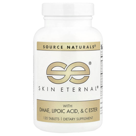 Source Naturals, Skin Eternal® with DMAE, Lipoic Acid, & C Ester, 120 Tablets - Image 1