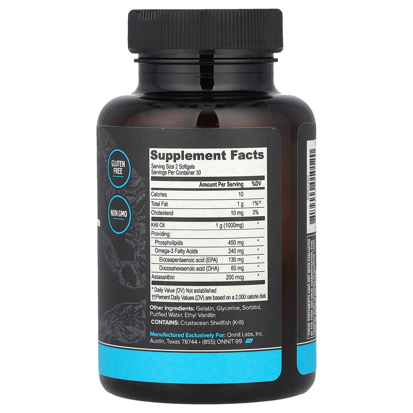 Onnit, Krill Oil, 60 Softgels - Image 2