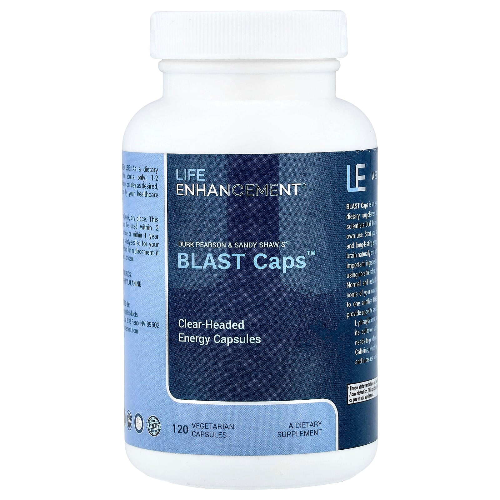 Life Enhancement, Blast Caps™, 120 Vegetarian Capsules - Image 1