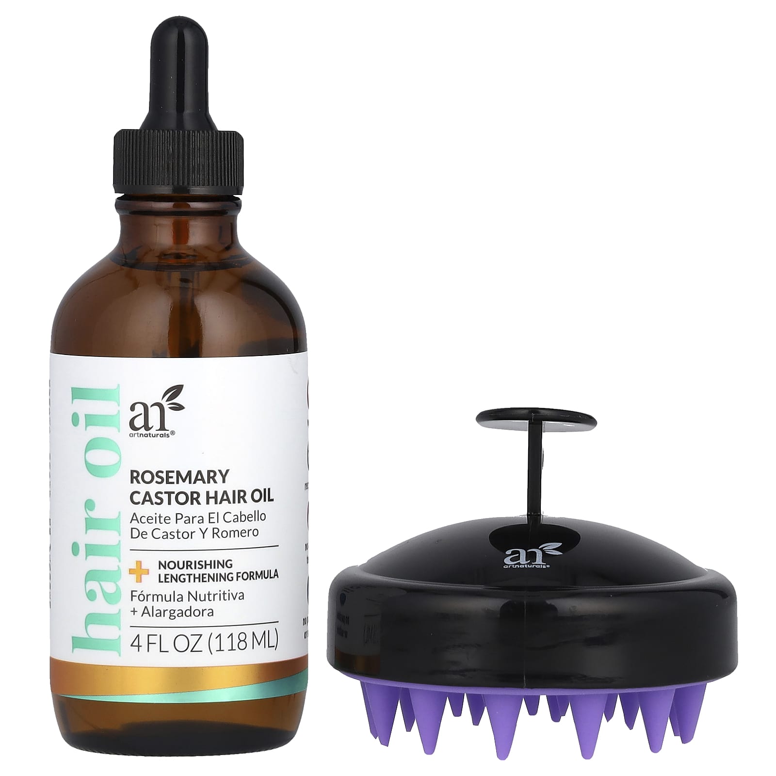 Rosemary Castor Hair Oil Growth Kit - Natural Hair Care - Image 1