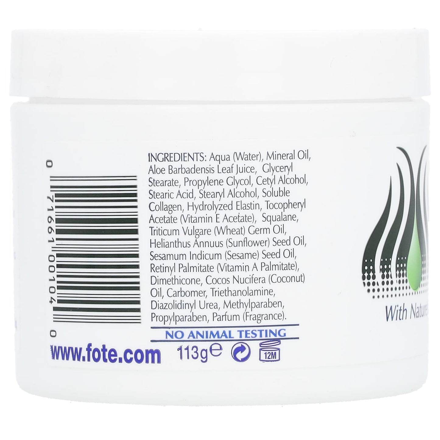 Aloe Vera Skin Care Cream for Dry Skin Relief 4 oz - Image 2
