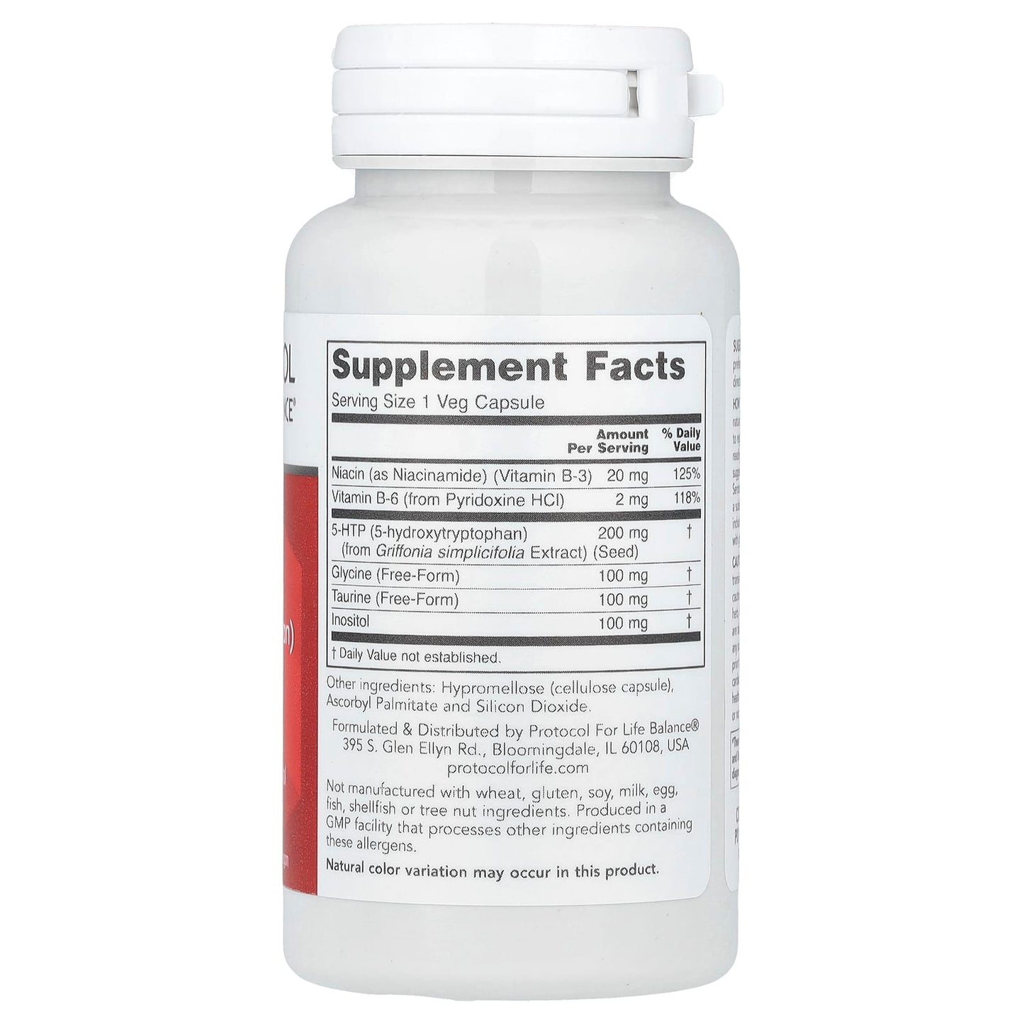 Protocol for Life Balance, 5-HTP, 60 Veg Capsules - Image 2
