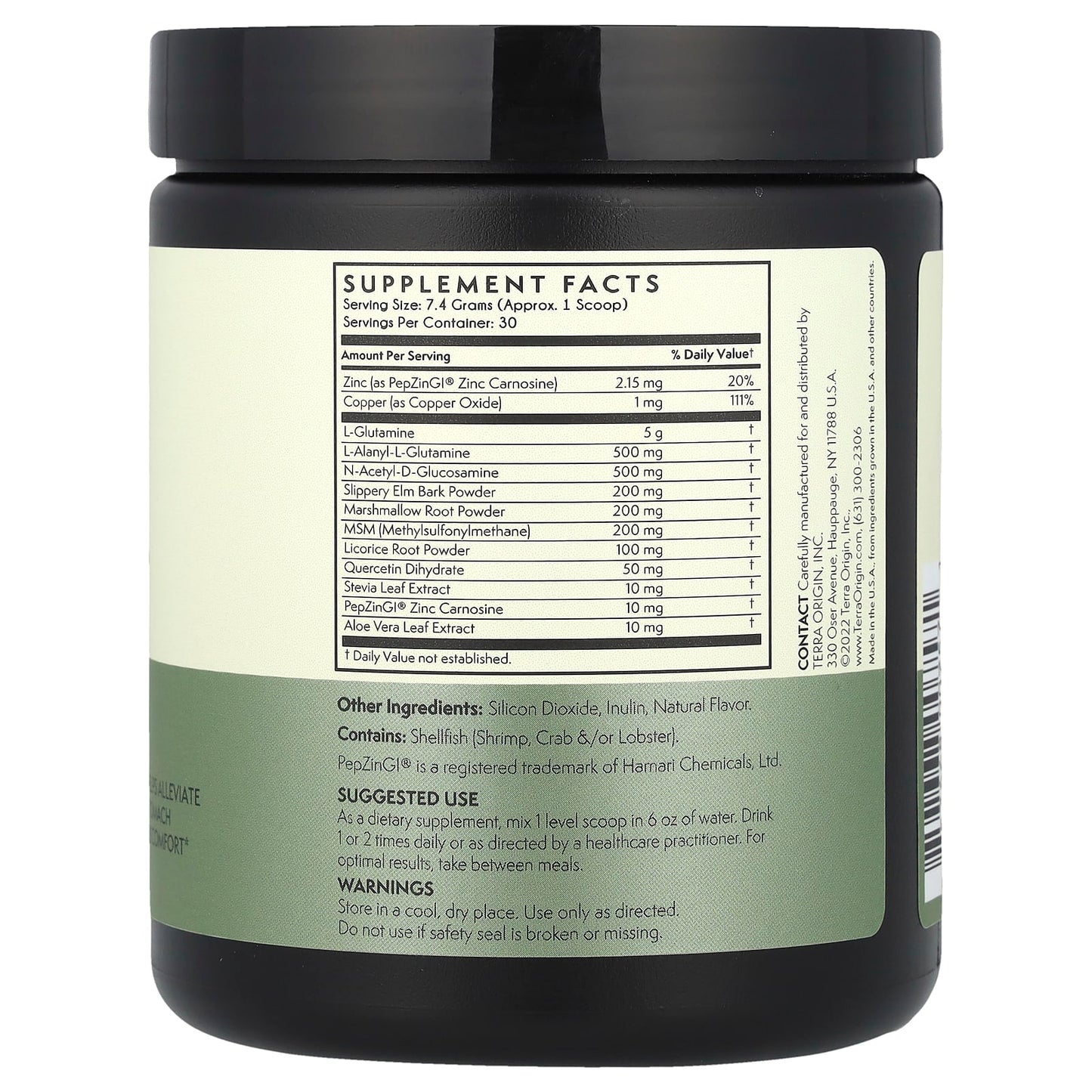Terra Origin, Healthy Gut™, Mint, 7.83 oz (222 g) - Image 2