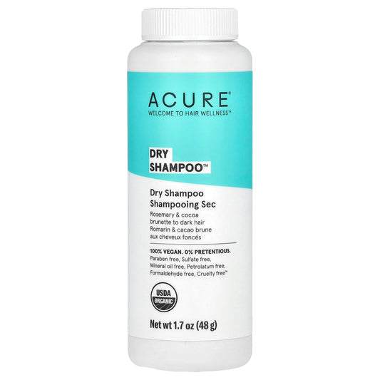 Dry Shampoo for Dark Hair, Oily Roots & Scalp - 1.7 oz, Vegan & USDA Organic - Image 1