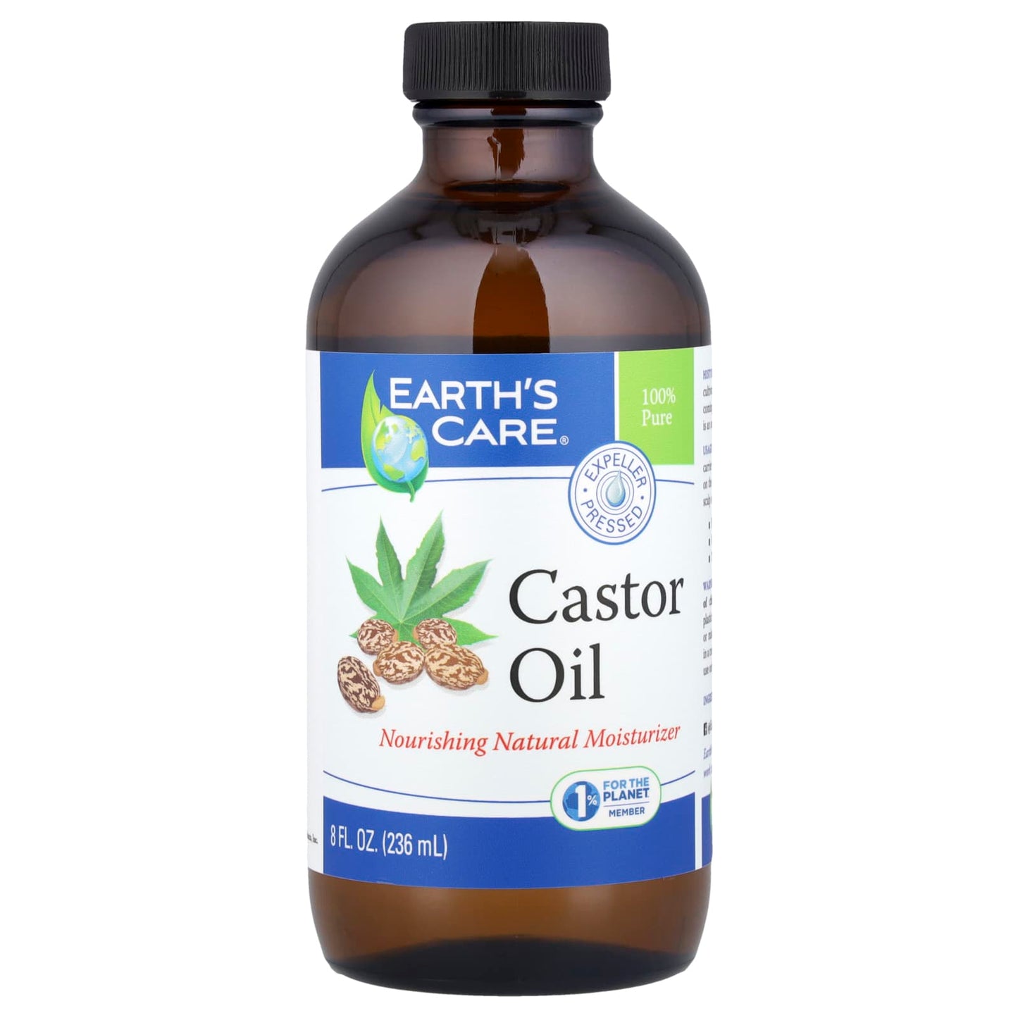 Castor Oil for Skin and Hair - 100% Pure, Hexane Free, 8 fl oz - Image 1