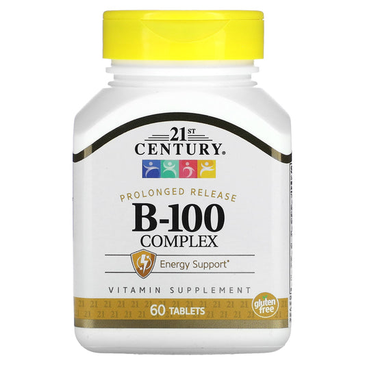 21st Century B-Complex Vitamin Supplement - Energy Support & Gluten Free - Image 1