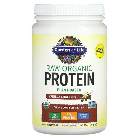 Garden of Life RAW Organic Vanilla Chai Protein Powder - Image 1