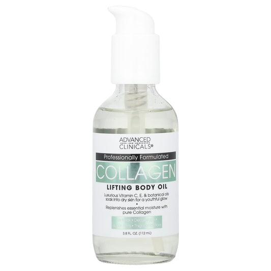 Advanced Clinicals Collagen Lifting Body Oil for Youthful Glow - Image 1