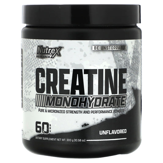 Nutrex Research, Creatine Monohydrate, Unflavored, 10.58 oz (300 g) - Image 1