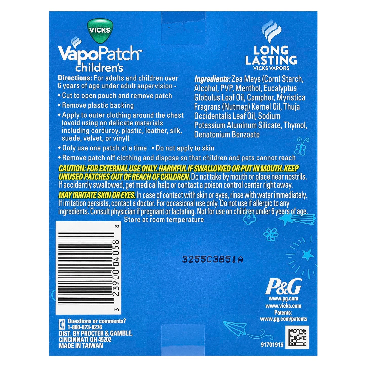 Vicks, Children's VapoPatch™, 5 Wearable Aroma Patches - Image 2