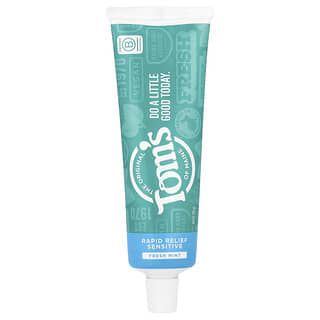 Tom's of Maine Rapid Relief Sensitive Toothpaste - Fresh Mint, 4 oz