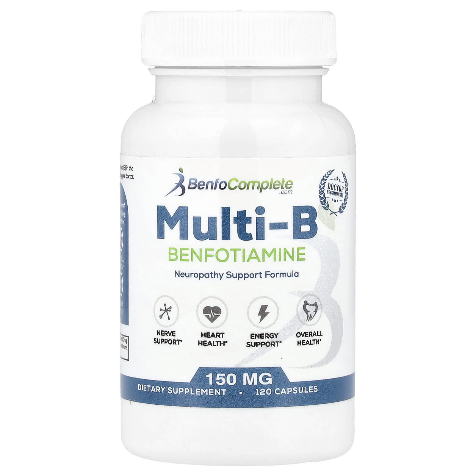 Benfotiamine Neuropathy Support Formula by Benfotiamine Inc - 120 Capsules - Image 1