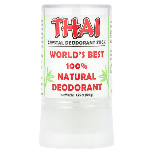 Thai Deodorant Stone, Thai Crystal Deodorant Stick, 4.25 oz (120 g) - Image 1