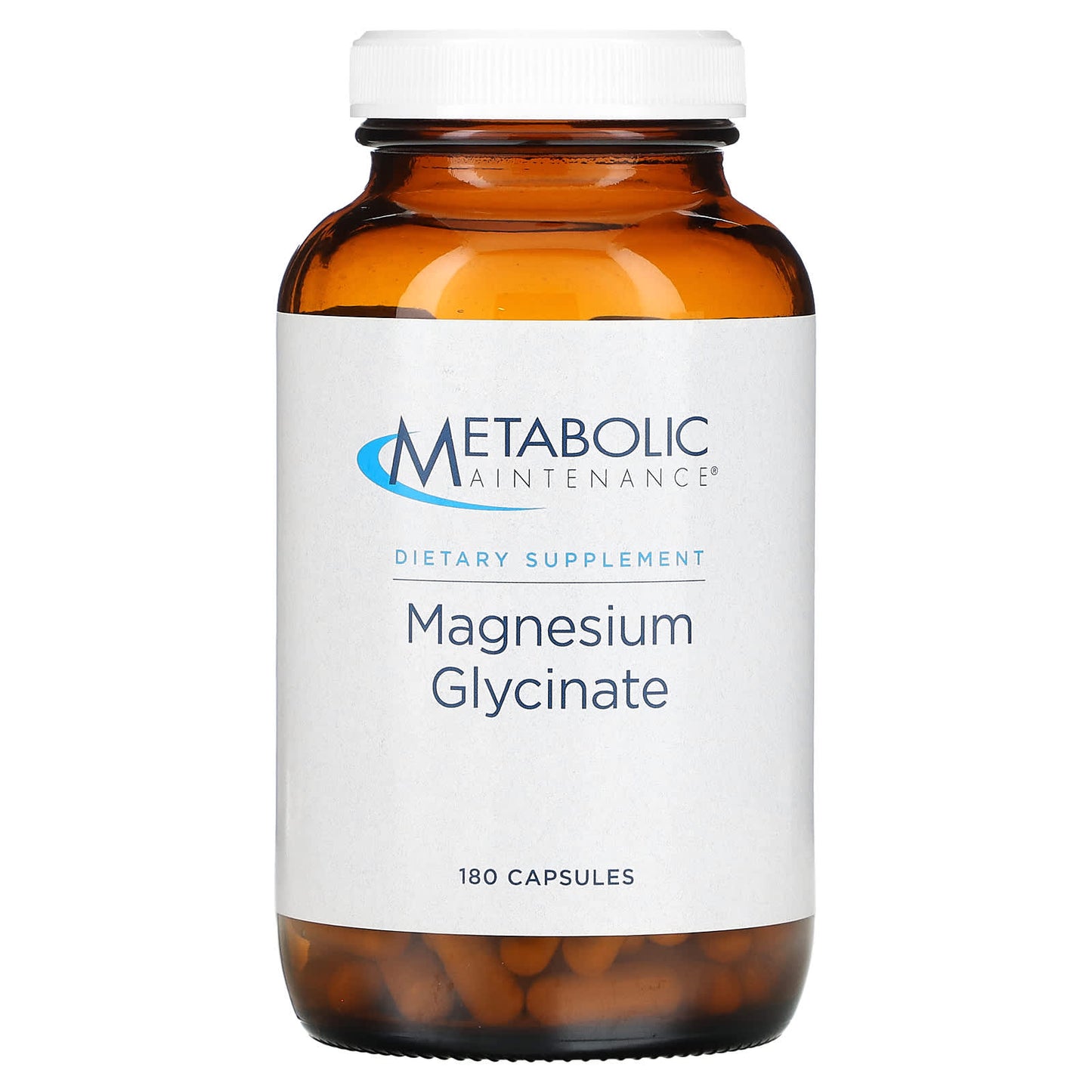 Metabolic Maintenance, Magnesium Glycinate, 180 Capsules - Image 1
