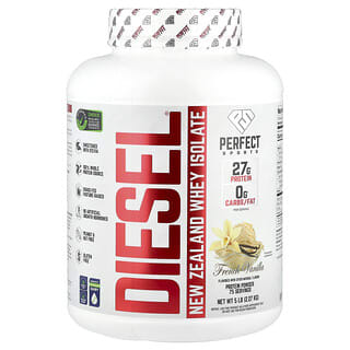 New Zealand Whey Isolate, French Vanilla, 5 lb - Perfect Sports