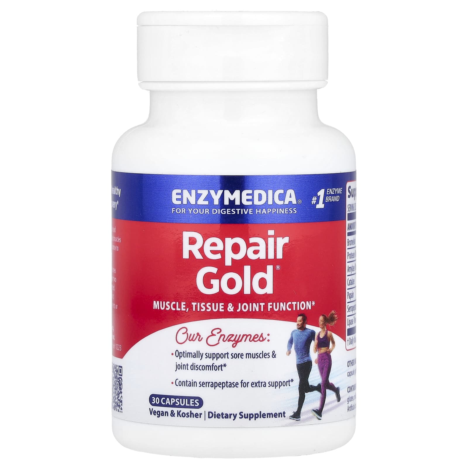 Repair Gold by Enzymedica: Vegan Digestive Supplement for Joint Comfort - Image 1