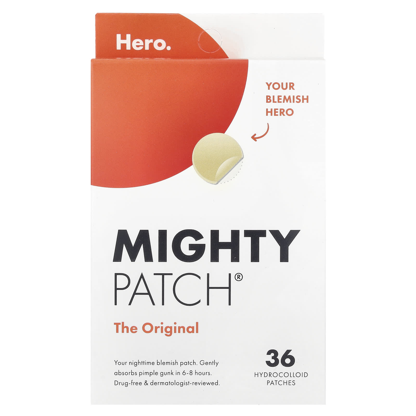 Mighty Patch Original Blemish Patches by Hero Cosmetics - 36 Patches - Image 1