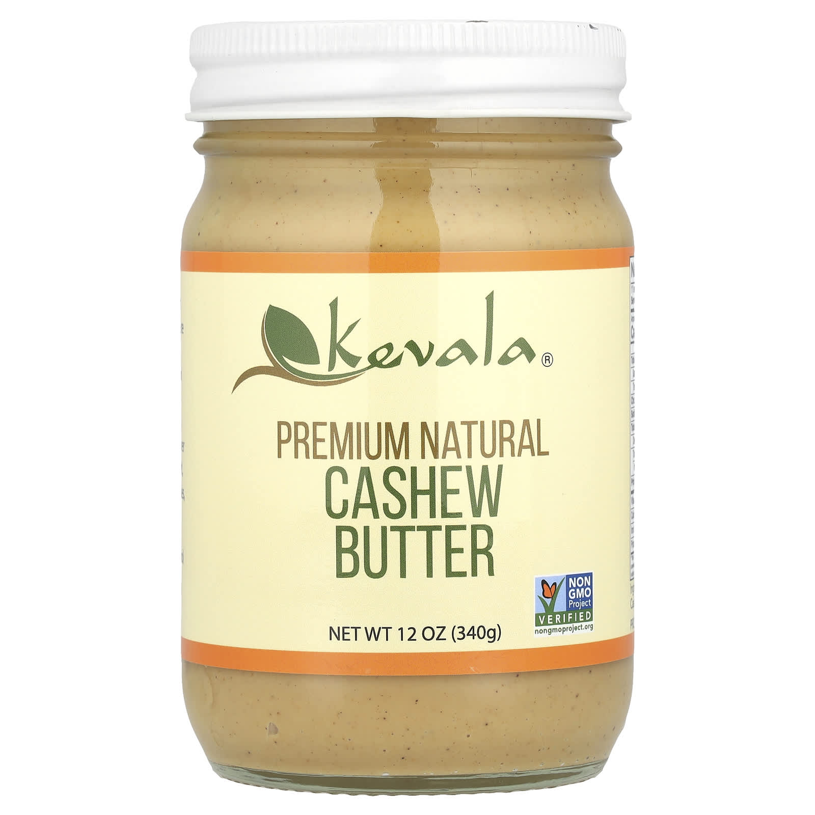 Kevala, Premium Natural Cashew Butter, 12 oz (340 g) - Image 1
