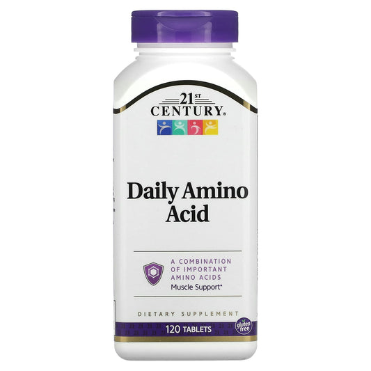 Build Stronger Muscles with 21st Century Daily Amino Acid Tablets - Image 1