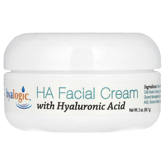 Hyalogic HA Facial Cream, Hyaluronic Acid, Fragrance Free, 2 oz - Image 1