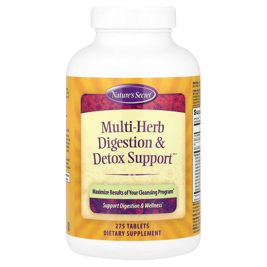 Nature's Secret, Multi-Herb Digestion & Detox Support™, 275 Tablets - Image 1