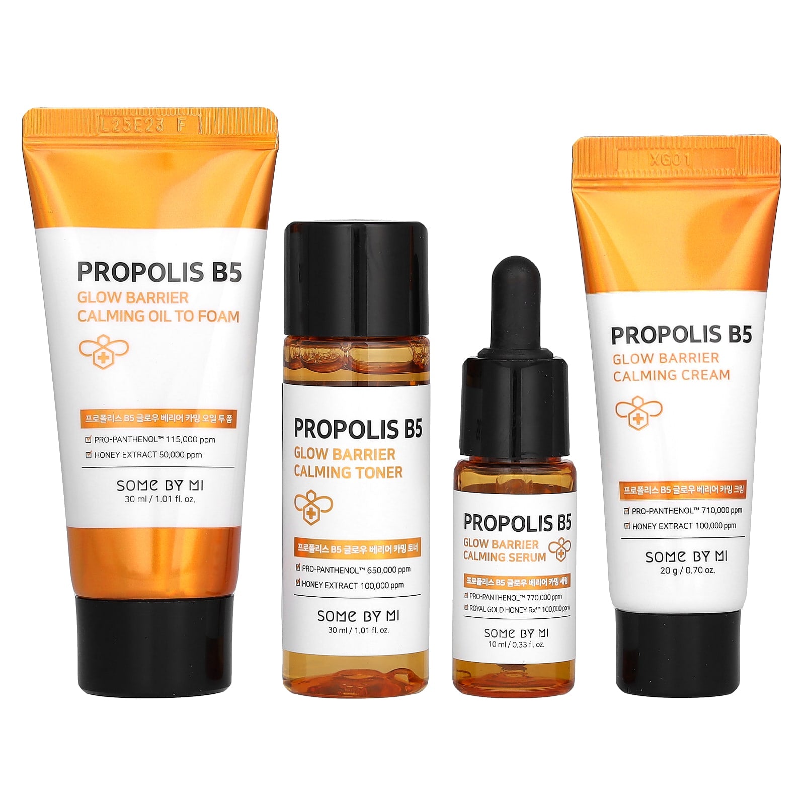 SOME BY MI, Propolis B5, Glow Barrier Calming Starter Kit, 4 Piece Kit - Image 1