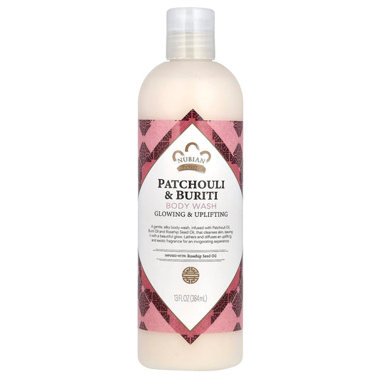 Nubian Heritage, Body Wash, Patchouli & Buriti, 13 fl oz (384 ml) - Image 1