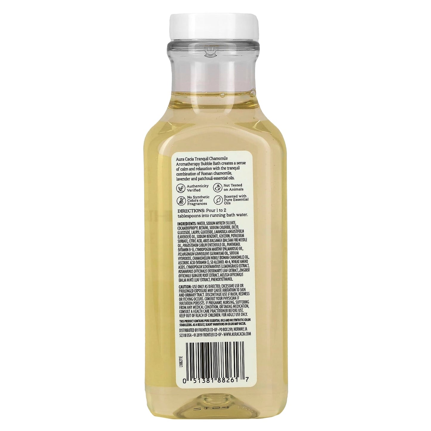 Tranquil Bliss Aromatherapy Bubble Bath 13 fl oz - Aura Cacia - Image 2