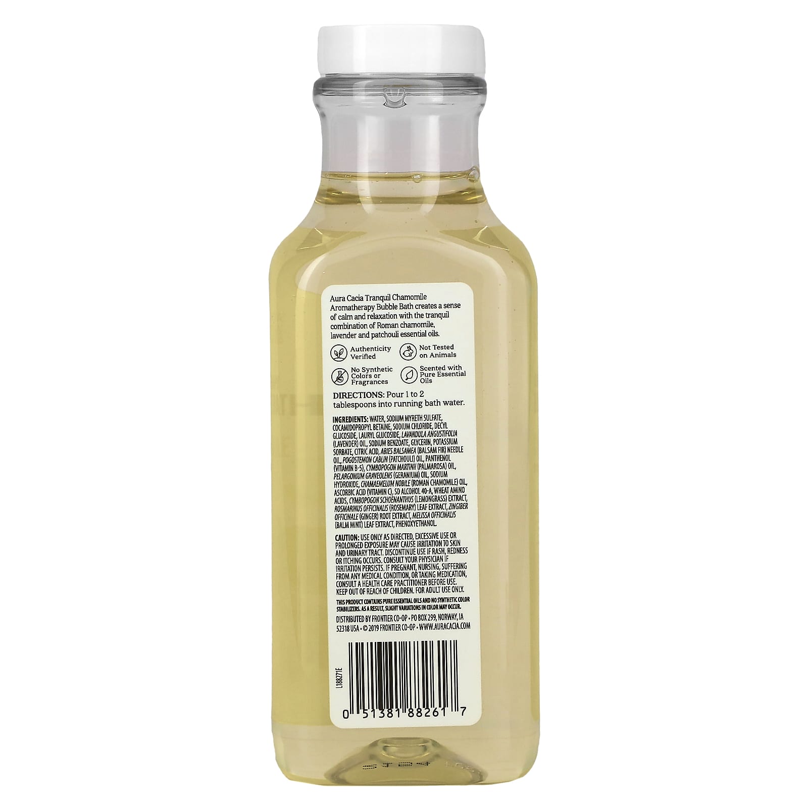 Tranquil Bliss Aromatherapy Bubble Bath 13 fl oz - Aura Cacia - Image 2