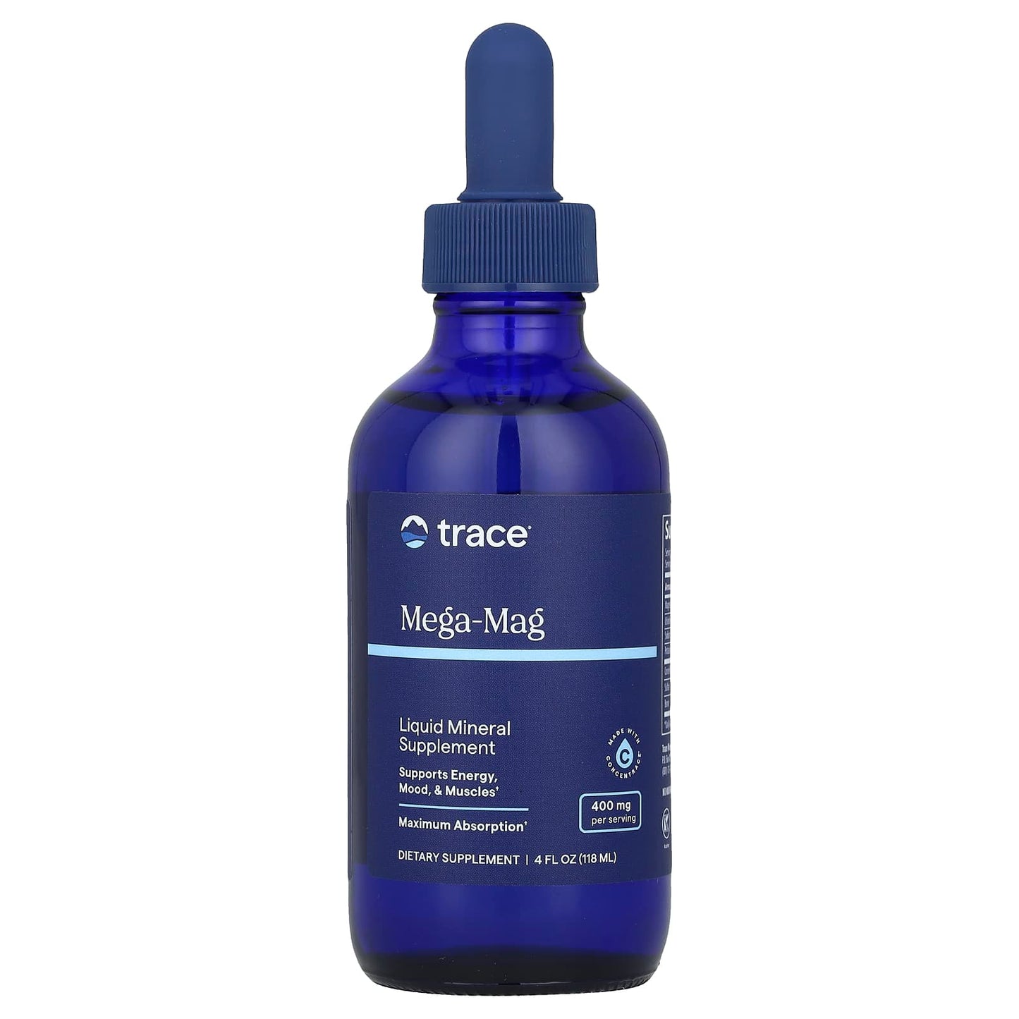 Trace, Mega-Mag, 400 mg, 4 fl oz (118 ml) - Image 1