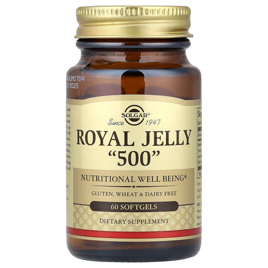 Solgar, Royal Jelly "500", 60 Softgels (500 mg per Softgel) - Image 1