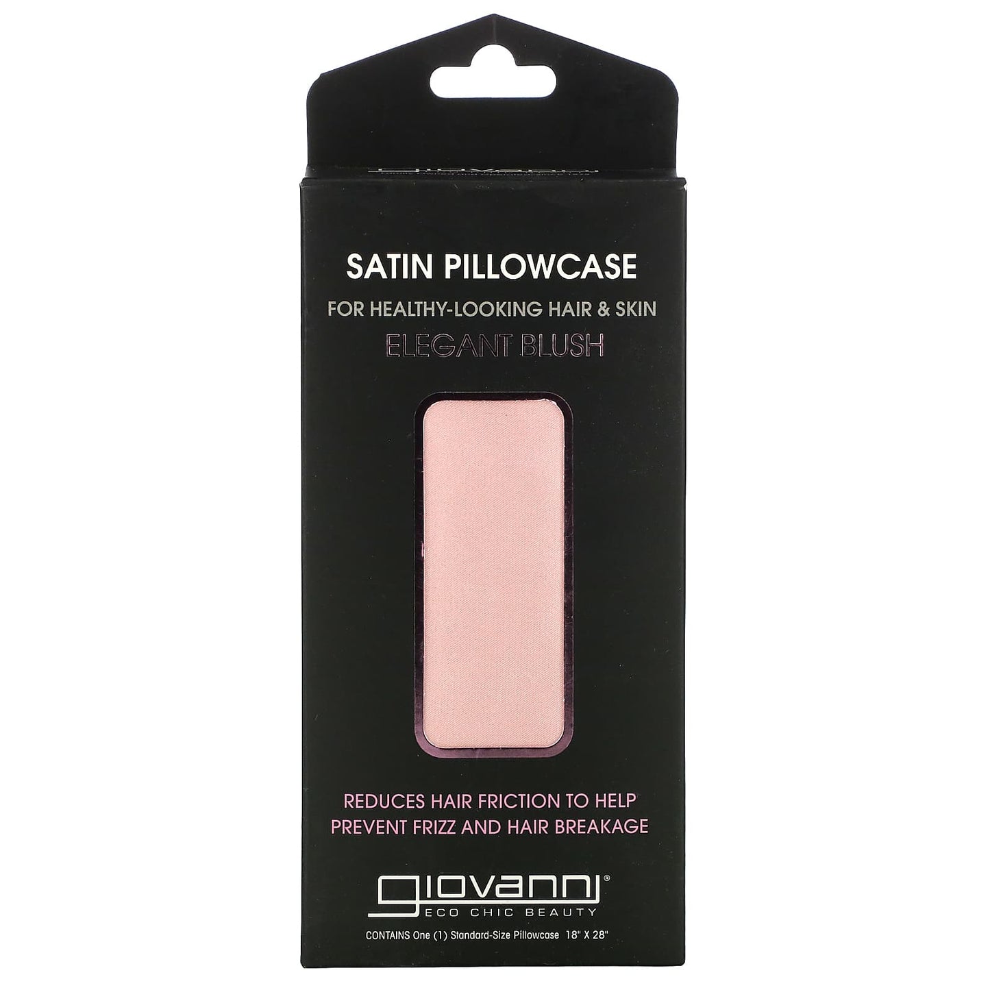 Giovanni Satin Pillowcase for Healthy Hair & Skin - Blush - Image 1