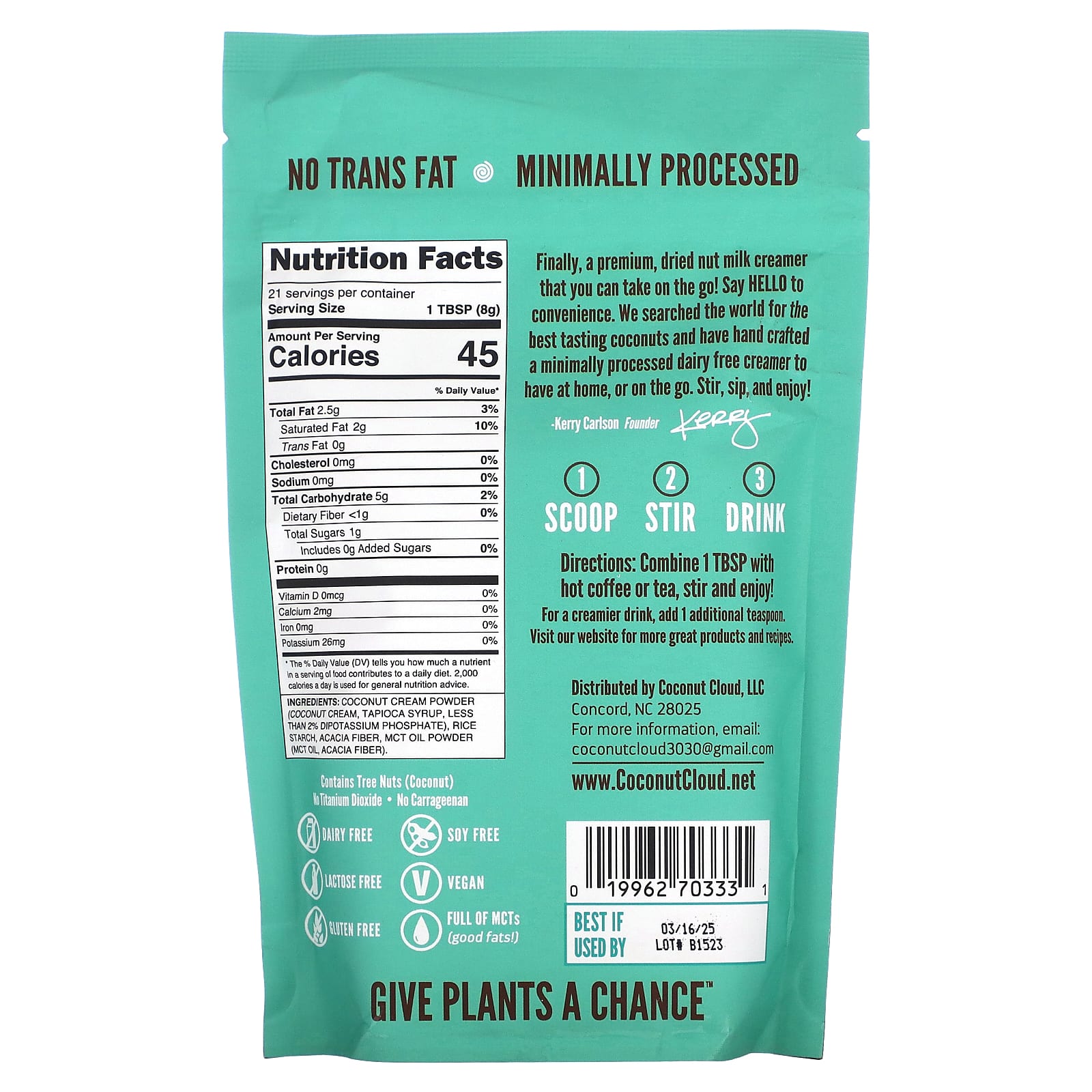 Dairy-Free Coconut Creamer | Delicious, Sustainable, and Convenient - Image 2