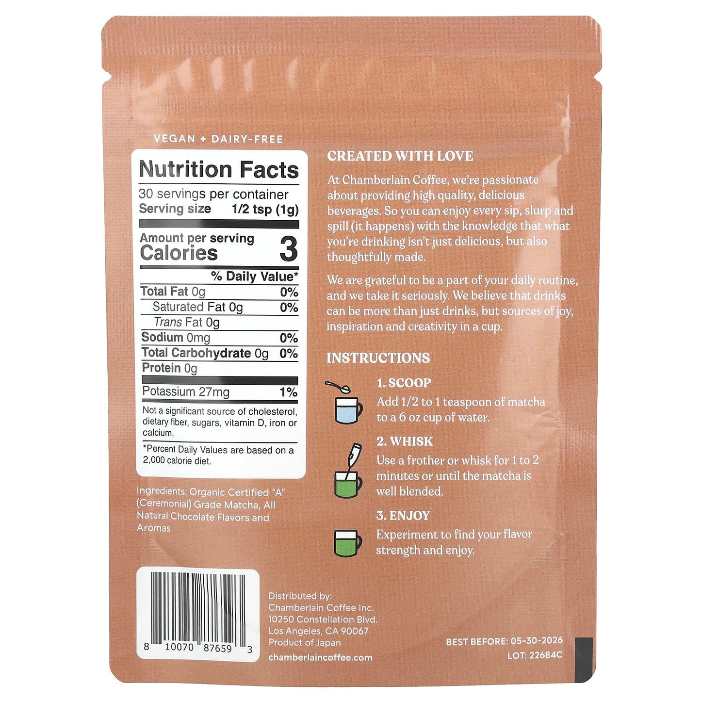 Matcha Chocolate Bliss | Ceremonial Grade Chocolate Matcha Powder - Image 2