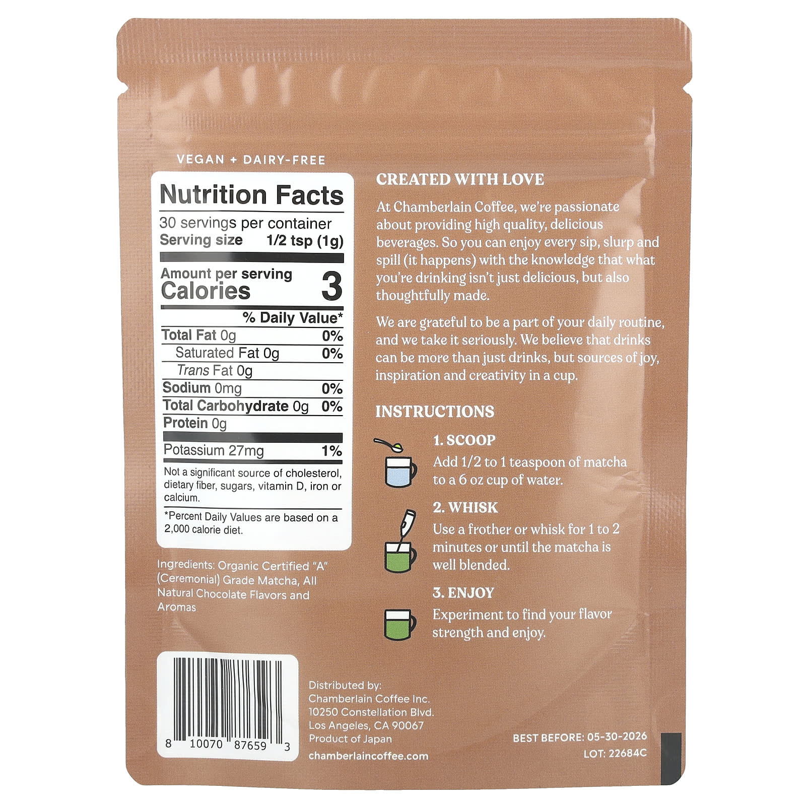 Matcha Chocolate Bliss | Ceremonial Grade Chocolate Matcha Powder - Image 2