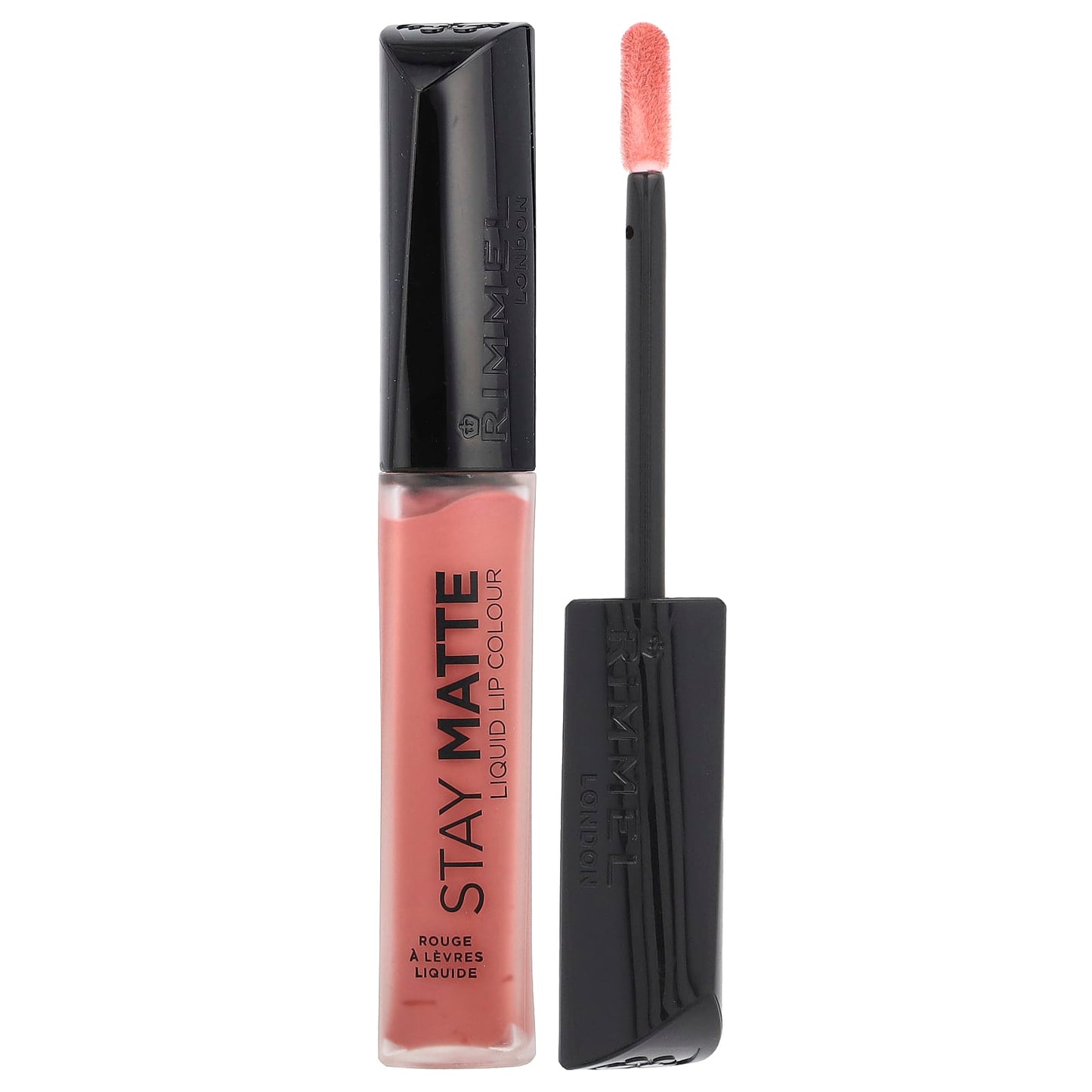 Rimmel London, Stay Matte, Liquid Lip Colour, 200 Pink Blink, 0.21 fl oz (6.5 ml) - Image 1
