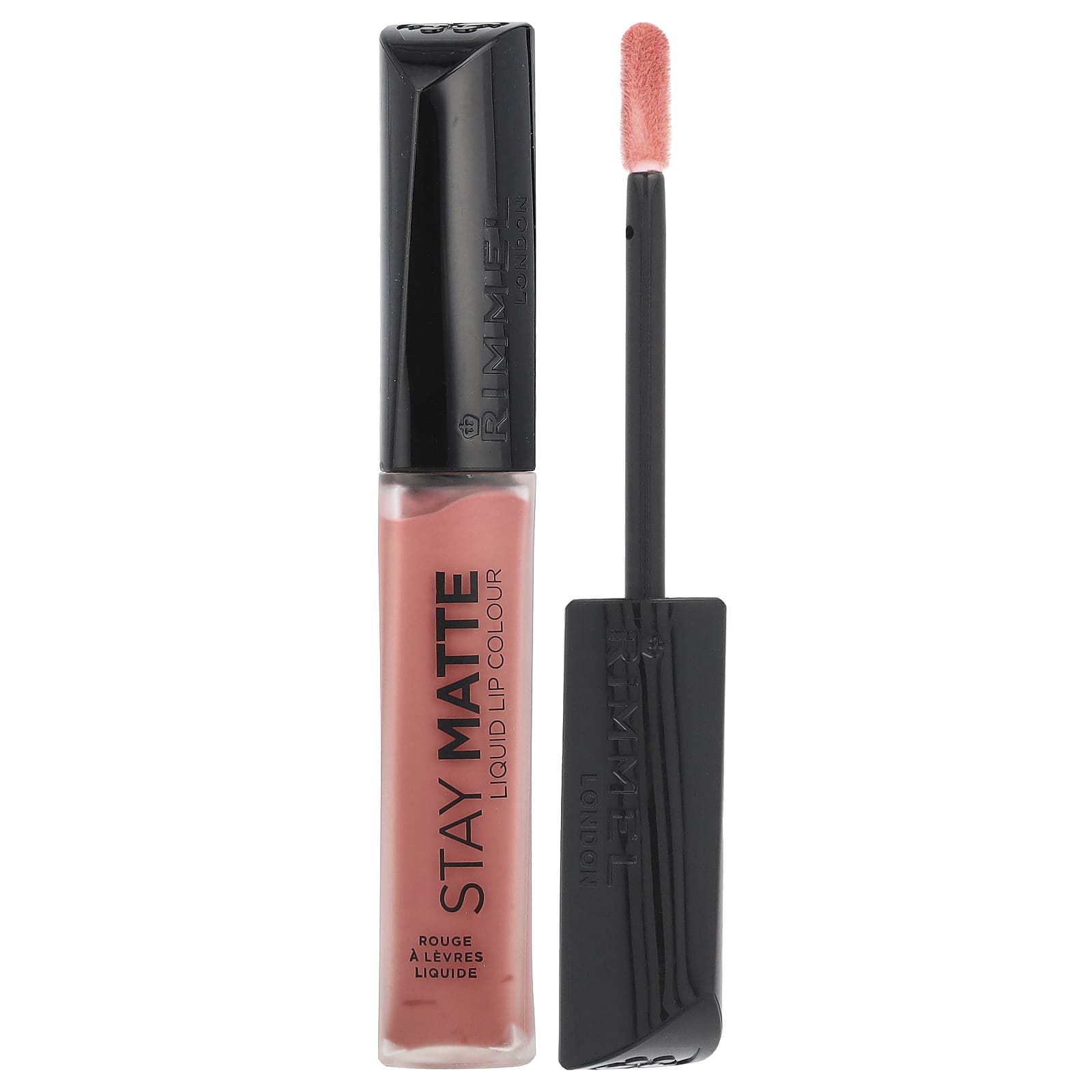 Rimmel London, Stay Matte, Liquid Lip Colour, 200 Pink Blink, 0.21 fl oz (6.5 ml) - Image 1