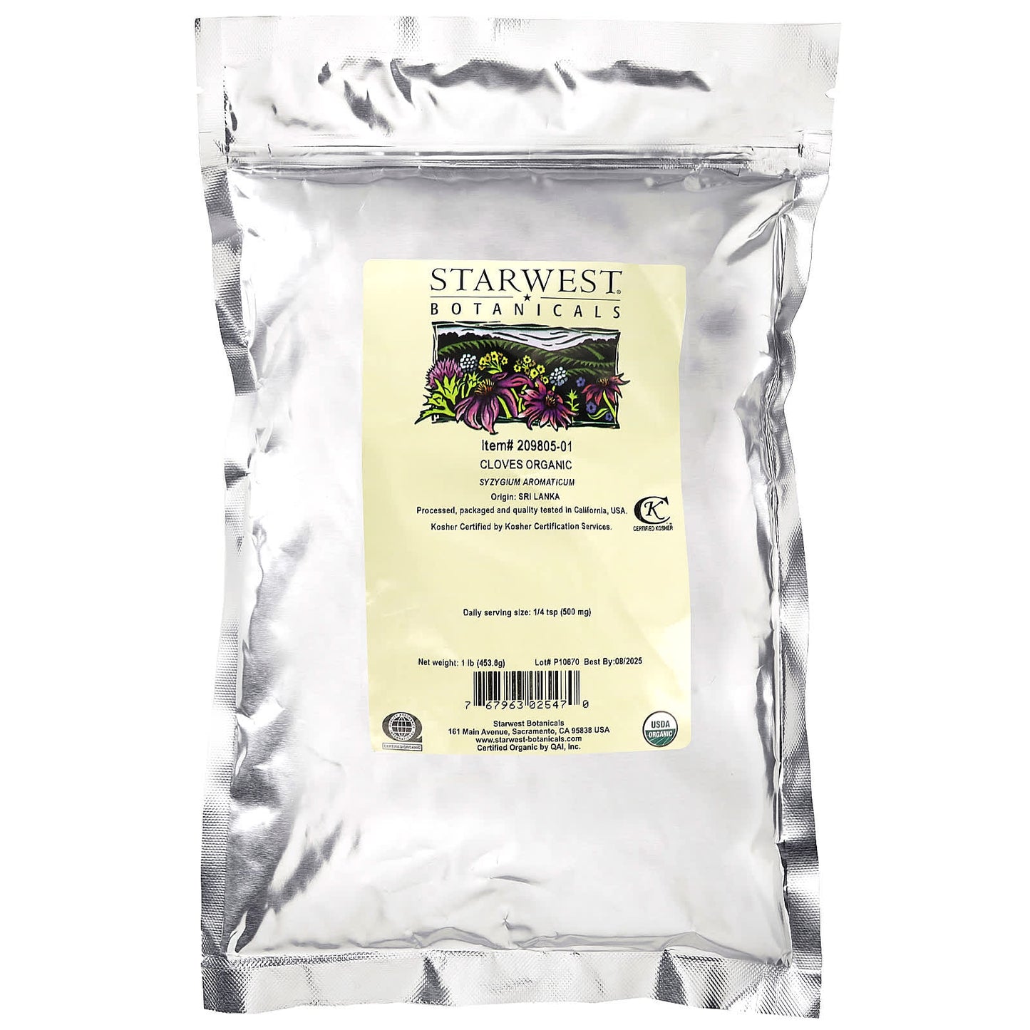 Starwest Botanicals, Organic Cloves, 1 lb (453.6 g) - Image 2