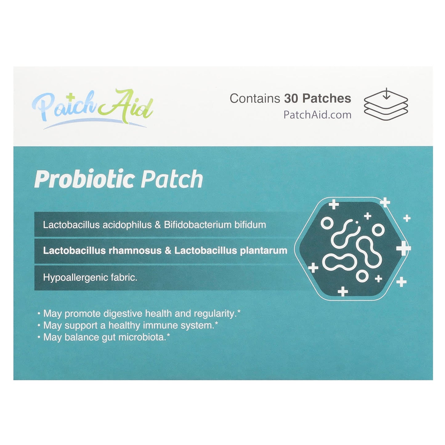 PatchAid, Probiotic Patch , 30 Patches - Image 1