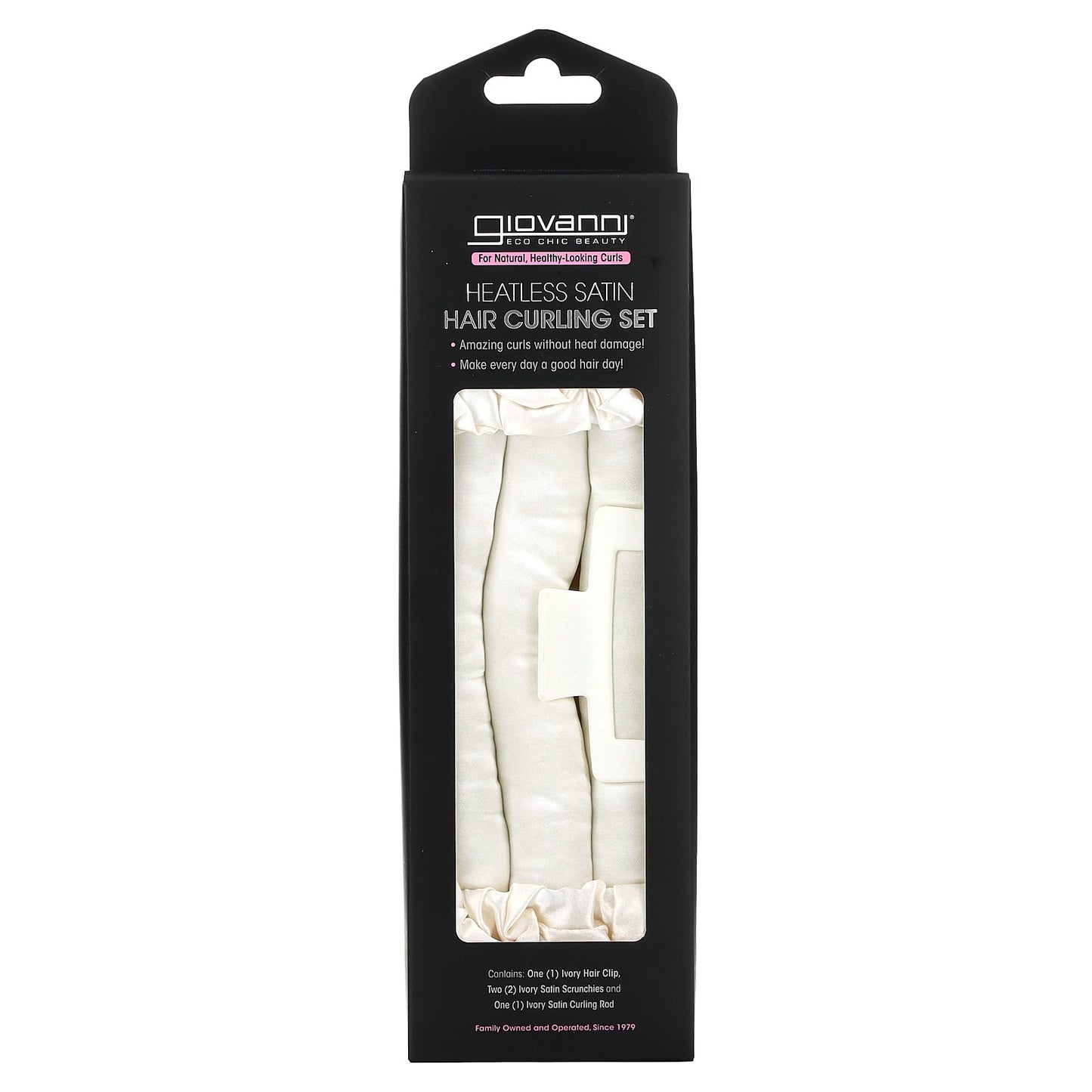 Giovanni Heatless Satin Curling Set - Get Gorgeous Curls Without Damage - Image 1