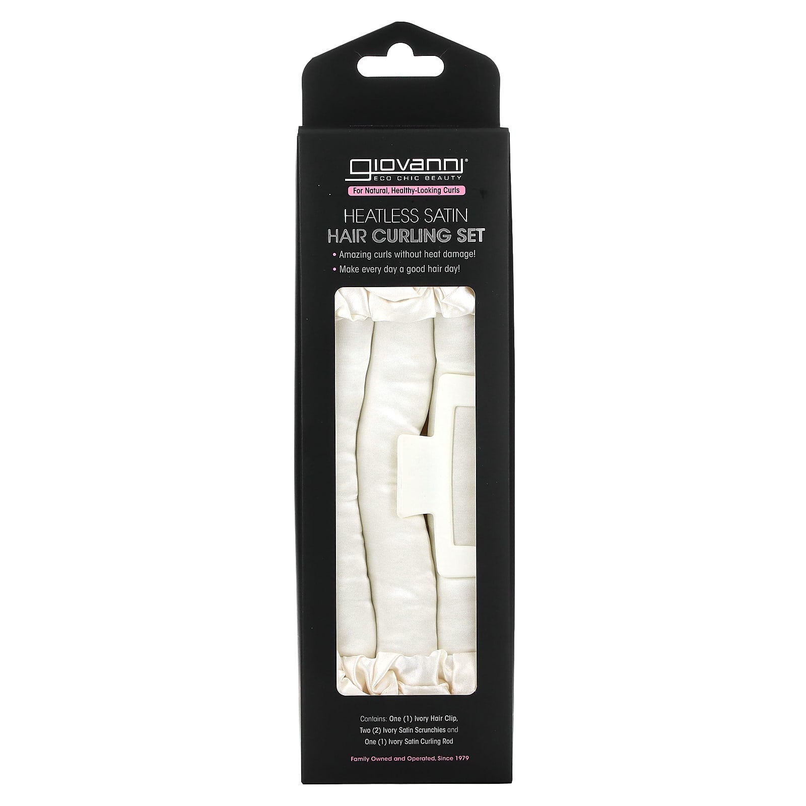 Giovanni Heatless Satin Curling Set - Get Gorgeous Curls Without Damage - Image 1