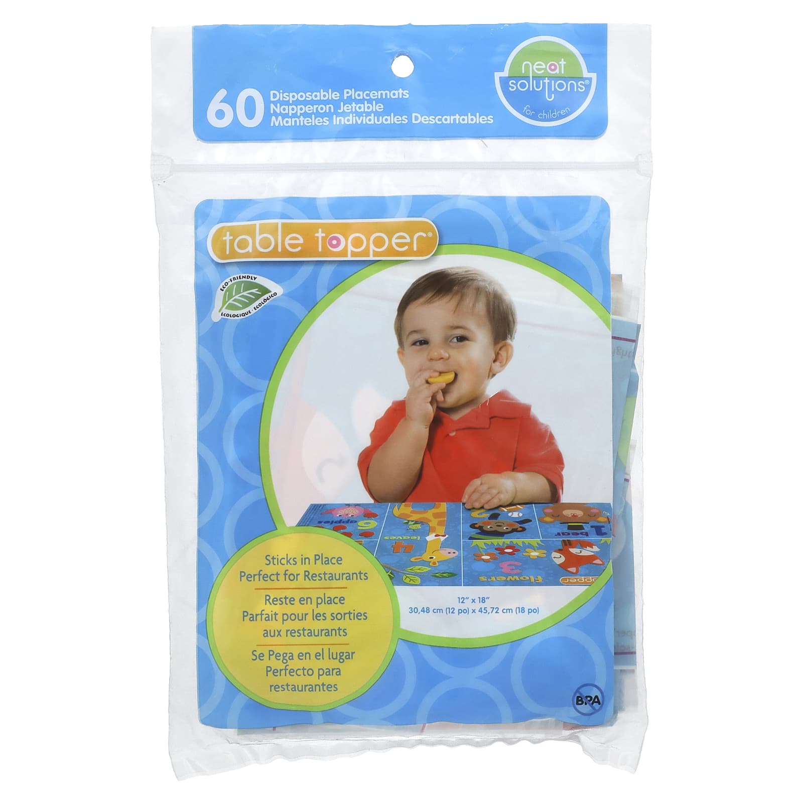 Neat Solutions, Table Topper, Disposable Placemat, 60 Count - Image 1